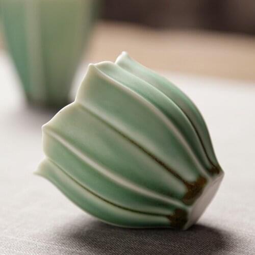 NEWYEARNEW 1piece Retro Ceramic Tea Wine Cup Set Accessorie Tableware Wedding Business Gift