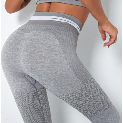 Women High Waist Seamless Leggings Push Up Leggins Sport Fitness Running Yoga Pants Energy Elastic Trousers Gym Girl Tights