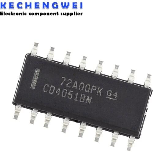 10-20PCS CD4051BM SOP-16 CD4051 HEF/HCF/CD4051 4051 SOP16 SMD New and Original IC Chipset
