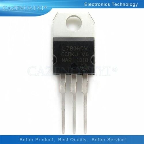 10pcs/lot L7806CV L7806 7806 LM7806 MC7806 TO-220 In Stock