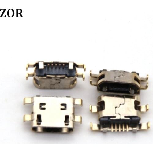 200pcs For Motorola Moto E5/E5 Plus Micro Mini Usb Jack Charge Charging Connector Plug Dock Socket Port