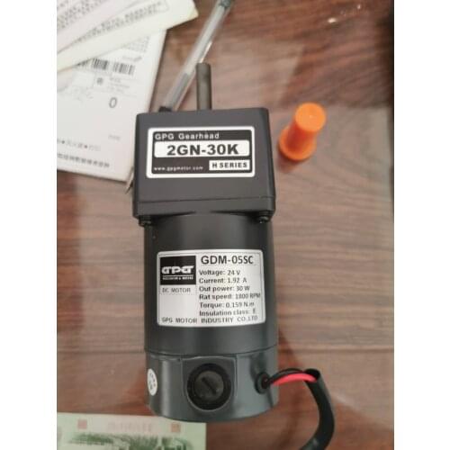 2gn-30k dc motor gpg motor GDM-05SC 24v 30w 1.92a 1800rpm