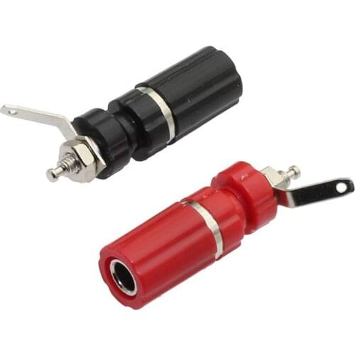 5pcs 4mm Banana Binding Post Panel Socket M3 Thread Terminal Jack BS4610