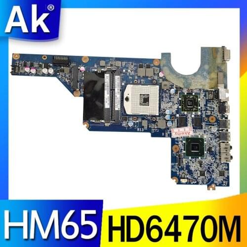 650199-001 For HP pavilion DAOR13MB6E1 G4-1000 G4 G6 G7 laptop motherboard with hm65 chipset 100% full tested ok