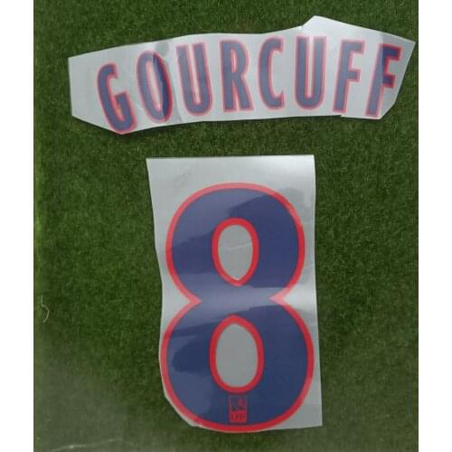 #8 Gourcuff Nameset Customize Any Name Number Printing