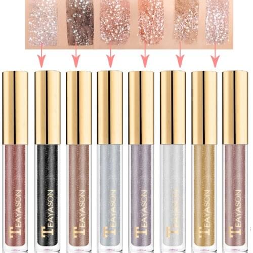 Shiny Diamond Liquid Eye Shadow High Gloss Long-lasting Pearly Eye Liner Liquid Sexy Charming Eyes Makeup Cosmetics