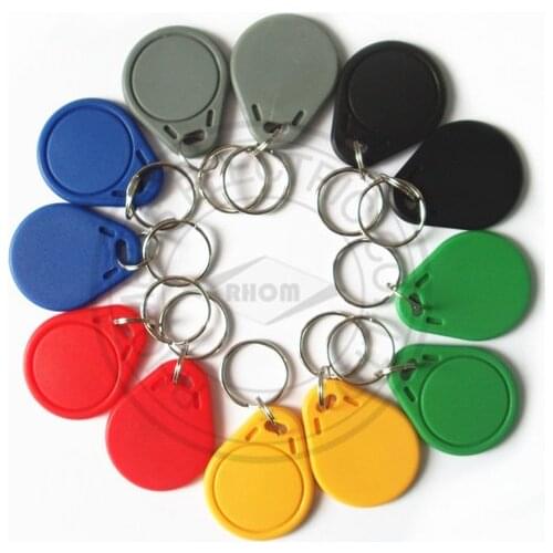 100pcs 125kHz Keyfobs Proximity Fob Works With Prox Key 1346 26-Bit H10301