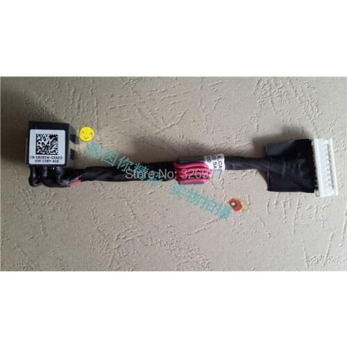Free shipping Original New Genuine for DE LL Alienware M17X R5 DC power jack in cable R085W 0R085W DC30100M200 Repair Parts