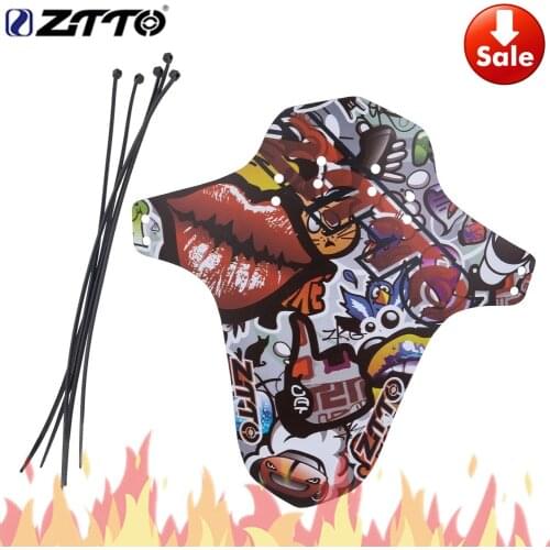 ZTTO MTB Mudguard Bicycle Fender Lightest durable Front Rear Short Mudguards for Mountain Road MTB Bike 10 Piece