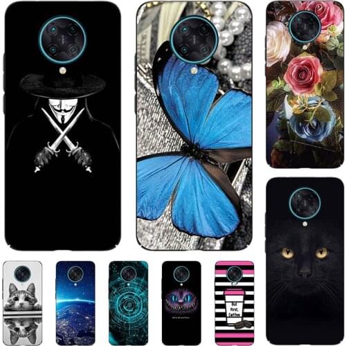Phone Case For Xiaomi Redmi K30 Pro Relief Cartoon Case For Redmi K30 K 30 Animal Cat Cover Coque Funda Bag Back Shell