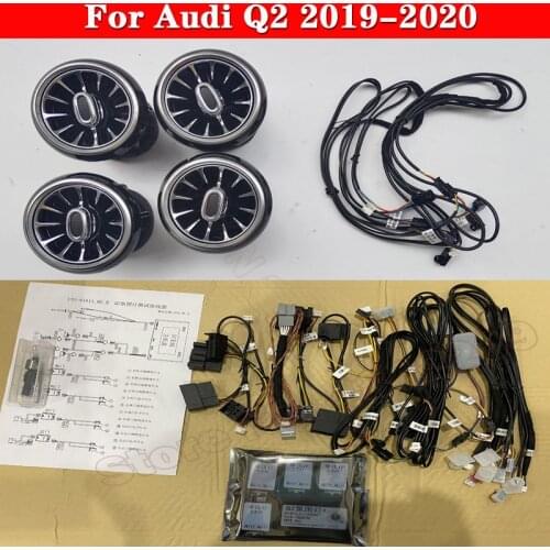 For Audi Q2 2019-2020 MMI 10 Colors Car ambient light decorative Atmosphere LED Strip Interior atmosphere lamp door light