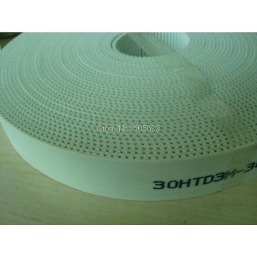 HTD3M timing belt PU Open Timing width 30mm Belt