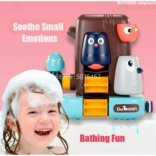 Bath Toys Pipeline Water Spray Shower Game Elephant Bath Baby Toy for Children Swimming Bathroom Bathing Shower Kids Toy