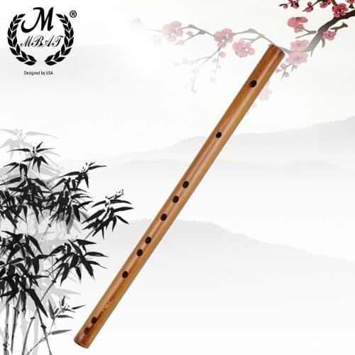 M MBAT Bamboo Flute Piccolo Chinese Dizi Woodwind Musical Instrument C D E F G Key Transversal Flauta For Beginner Kids Gift