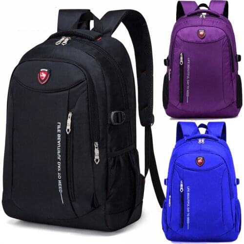 Men Fashion Travel Bags Multifunction Rucksack Waterproof Oxford Student Schoolbag Casual Men Travel Man Teenager Backpack