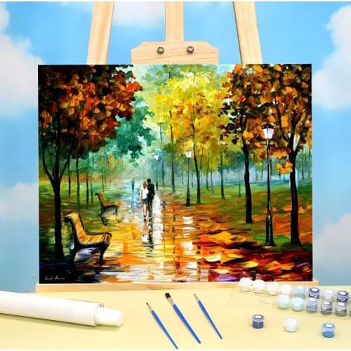 Autumn Leaf Season Paint By Numbers Package Acrylic Paints 50*70 Picture By Numbers Photo Loft Picture For Adults Art