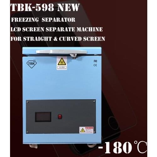 Newest TBK Professional Mass -180C LCD Touch Screen Freezing Separating Machine LCD Panel Separator Machine for edge