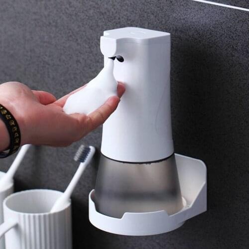 New USB Rechargeable Automatic Foam Soap Dispenser IPX4 Waterproof 0.25s High Sensitive Sensor 350ML Kitchen Bathroom Hand Wash