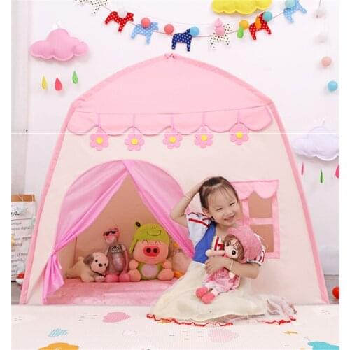 Outdoor Baby Ocean Balls Pool Kids Game House Children Lawn Camping Adorable Decoration Tent Pink Blue Window Playing Room