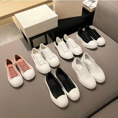 2021 net celebrity same couple shoes low-top canvas shoes casual all-match sports thick-soled white shoes women