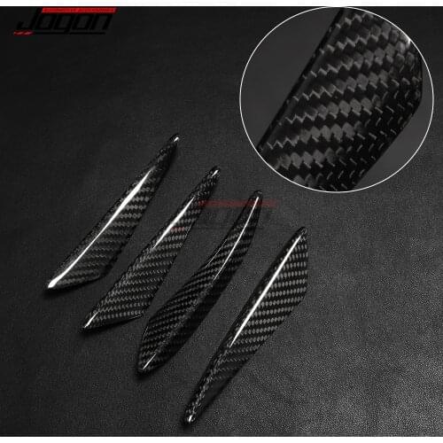 Carbon Fiber Front Lip Fin Body Corner Trim For BMW 1 2 3 4 5 6 7 8 Z Series GT M M5 M6 X1 X3 X4 X5 X6 F30 F10 F15 F16 F48 Z4