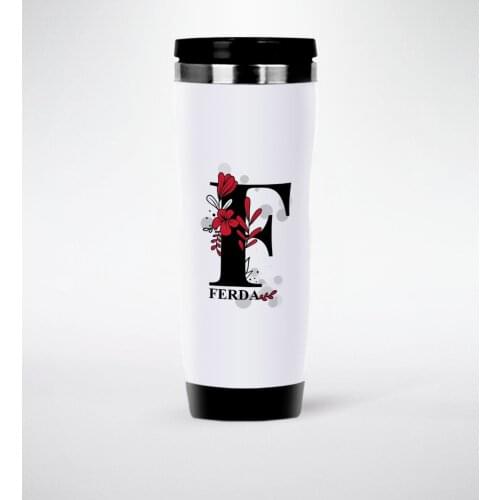 Personalized F Head Case and Is Steel Thermos Cup