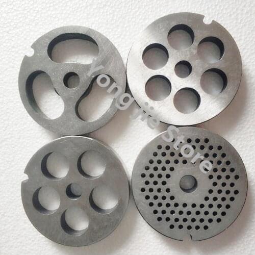 4pcs meat grinder plate net knife meat grinder parts 12# 3CR13 stainless steel meat hole plate generic Meat grinder accessories