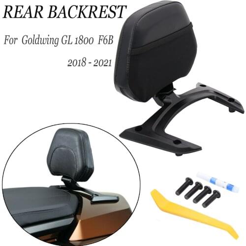 Motorcycle Passenger Seat Rear Backrest Cushion Back Rest Pad For Honda Gold Wing Goldwing GL 1800 GL1800 GL1800B F6B 2018-2021