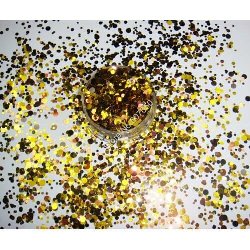 RMX-006 mix colors Round nail art Glitter Dot Paillette nail design Powder for nail gel polish,make up,decoration