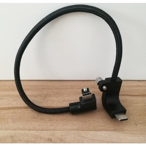 Tilta CB-USBC-20 Black 90-Degree 20cm USB-C Cable for BMPCC 4K