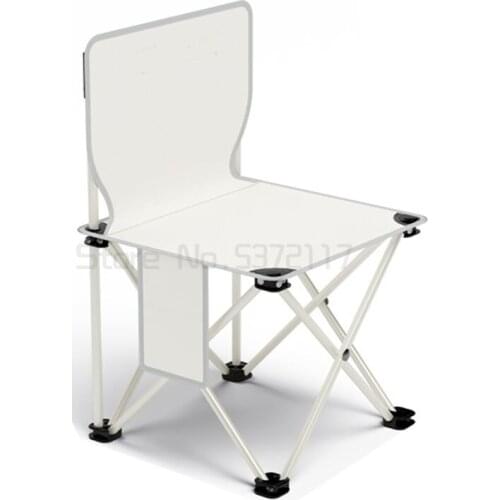 Outdoor folding chair portable back camping leisure fishing chair ultra light stool Mazar
