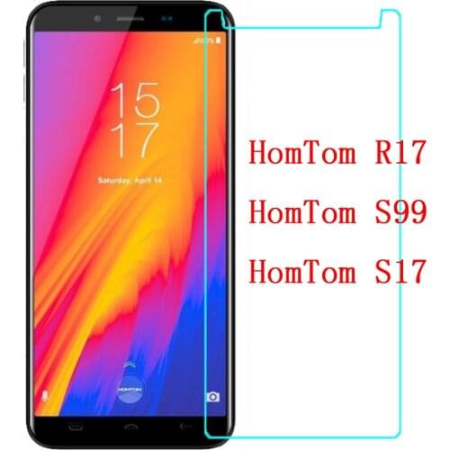 For HomTom S99 R17 S17 Glass 9H High Quality Transparent Screen Protector Film For HomTom S 99 Glass Explosion-proof Film