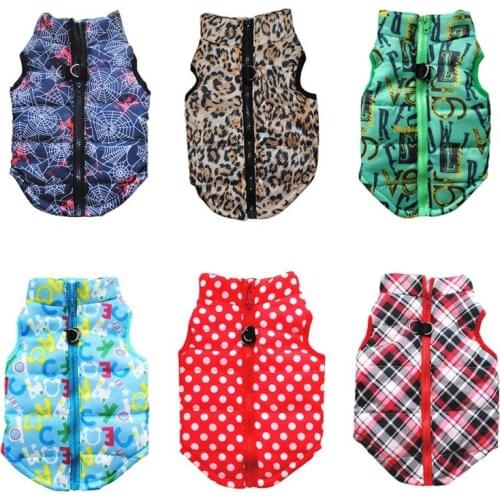 Dog Winter Warm Clothes Small Medium Dog Windproof Vest Jack Clothing Pet Puppy Chihuahua Yorkie Cute Sleeveless Coat