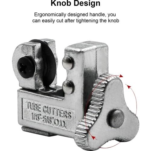 1PC 3-16mm Mini Alloy Steel Pipe Tubing Cutter 1/8" To 5/8" OD Copper Brass Aluminum Cutting Tool