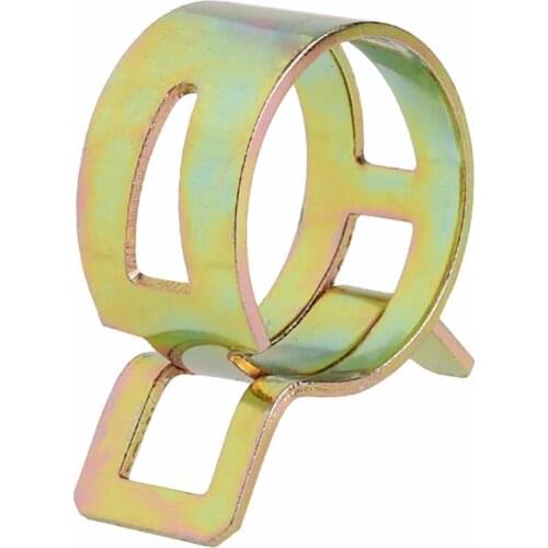 100Pcs 6-22mm Spring Clip Fuel Line Hose Water Pipe Air Tube Clamps Fastener Hot