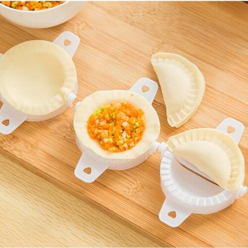 3PC Pack dumpling machine Small Tool Plastic 7cm Dough Press Dumpling Pie Ravioli Mold Mould Maker Cooking Pastry tools +B