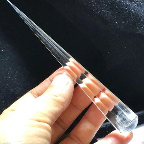 31g Clear Natural QUARTZ CRYSTAL 8 sided DISINTEGRATOR Healing