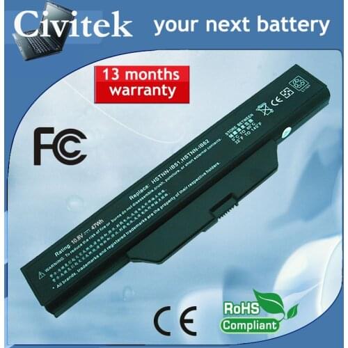 Laptop Battery For HP Compaq 510 511 610 Business Notebook 6720s 6730S 6735S 6820S 6830S 6720s/CT 6730s/CT 500764-001 HSTNN-LB51