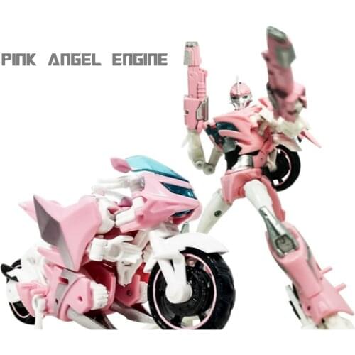 APC-Toys Transformation Pink Arcee Angel Engine Motorcycle TFP Leader Witness Female Alsisi G1 Action Figure Robot Warrior Toy