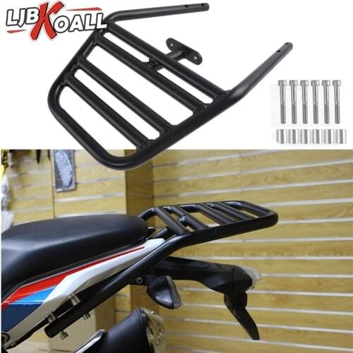 For BWM G310R 2017-2018 Motorcycle Black Solo Seat Rear Fender Plate Kit Luggage Rack Support Shelf Extended Carrier Top Mount
