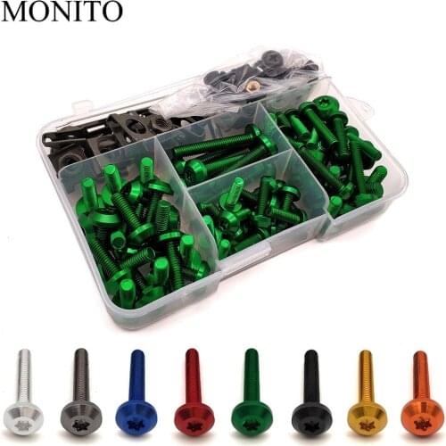 Motorcycle Fairing Bolts Nuts Kit Body Fastener Clips Screw For Moto Guzzi STELVIO V7/V9 Classic Racer Stone Special Accessories