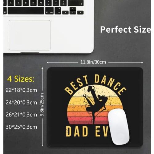 Best Dance Dad Ever Fathers Day Gift Mouse Pad DIY Print Cushion Dad Mom Family Gift Idea Fathers Day Daddy