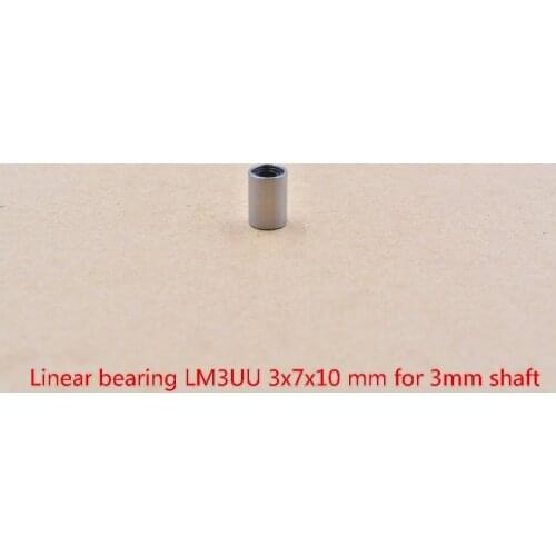 LM3UU 3mmx7mmx10mm linear ball bearing bush bushing for rod round shaft 1pcs