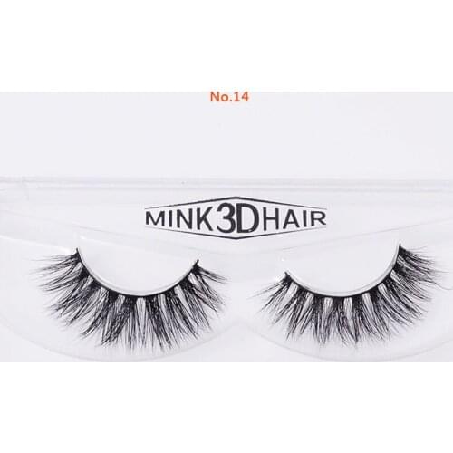 MicroJoy 1 Pair 3D Mink Eyelashes Handmade False Eye Lashes Thick Natural Fashion Beauty Makeup Tools Cosmetics Products