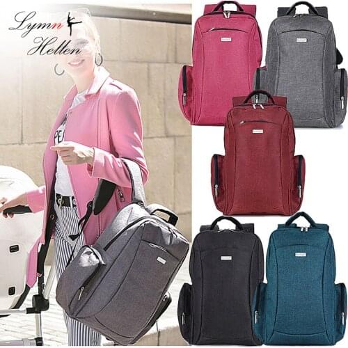 Multifunctional Baby Nappy Tote Bag Backpack Mommy Shoulders Stroller Hanging Traveling High capacity 14 Pockets Play Mats