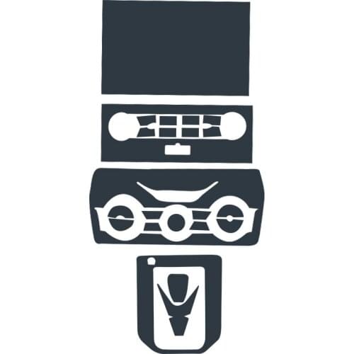 Car Interior Protection Film Navigation Central Control Gear TPU Transparent Film Modification for Subaru Forester 19-20