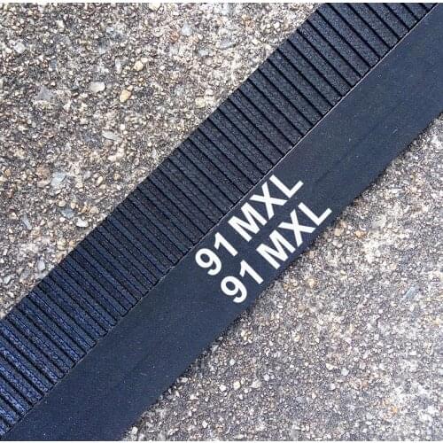 5 pieces/set Timing belt 91MXL025 Pitch 0.08"(2.032mm) length 231.65 mm width 6.35mm B114 MXL 91 pulley T teeth 114 Closed-loop