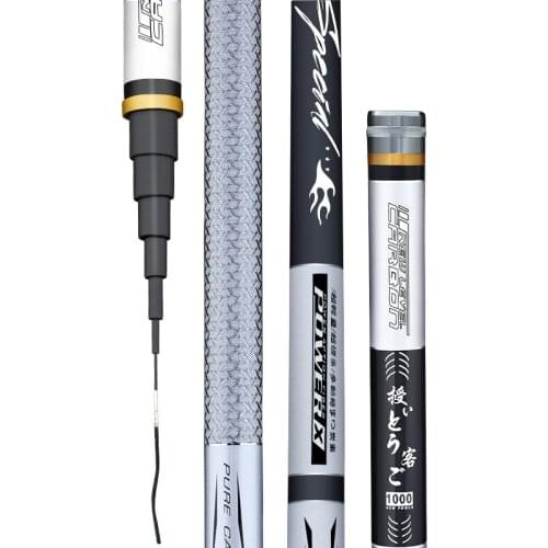 8m-15m Taiwan Fishing Rod Telescopic Power Olta Ultra-light Super Hard Fish Rod 28 Tune Long Sections Fishing Pesca Fishing Gear