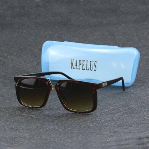 KAPELUS Square metal sunglasses Anti-radiation sunglasses UV protection sunglasses for men and women Outdoor sunglasses