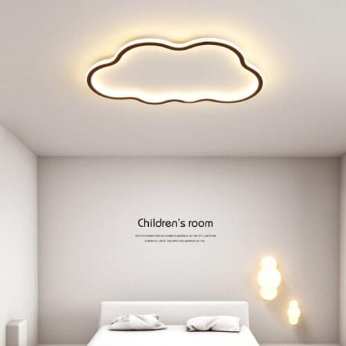 Modern Cloud LED Ceiling Lights For Bedroom Kitchen Study Living Dining Room Indoor Home Deco Lamps White/Black Lighting Fixture